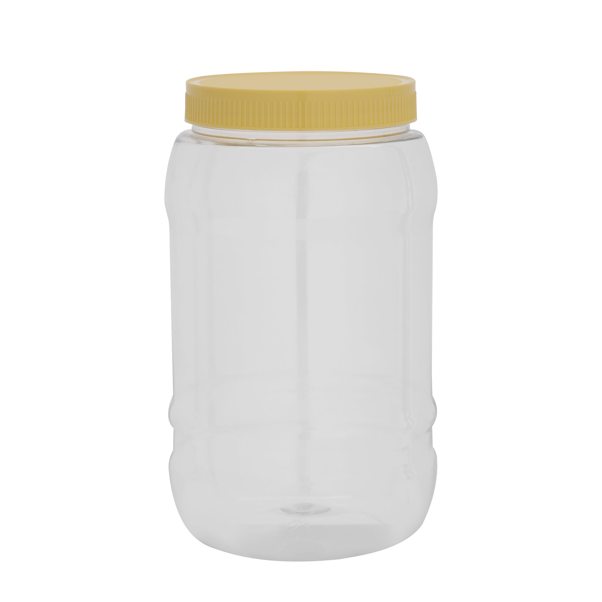 Round Air-Tight Pet Jar 3000ml Plastic Container RF11100 Keeps Your Food Fresh Portable and Lightweight Healthier Choice BPA and Odour Free Leak-Proof 3000ml