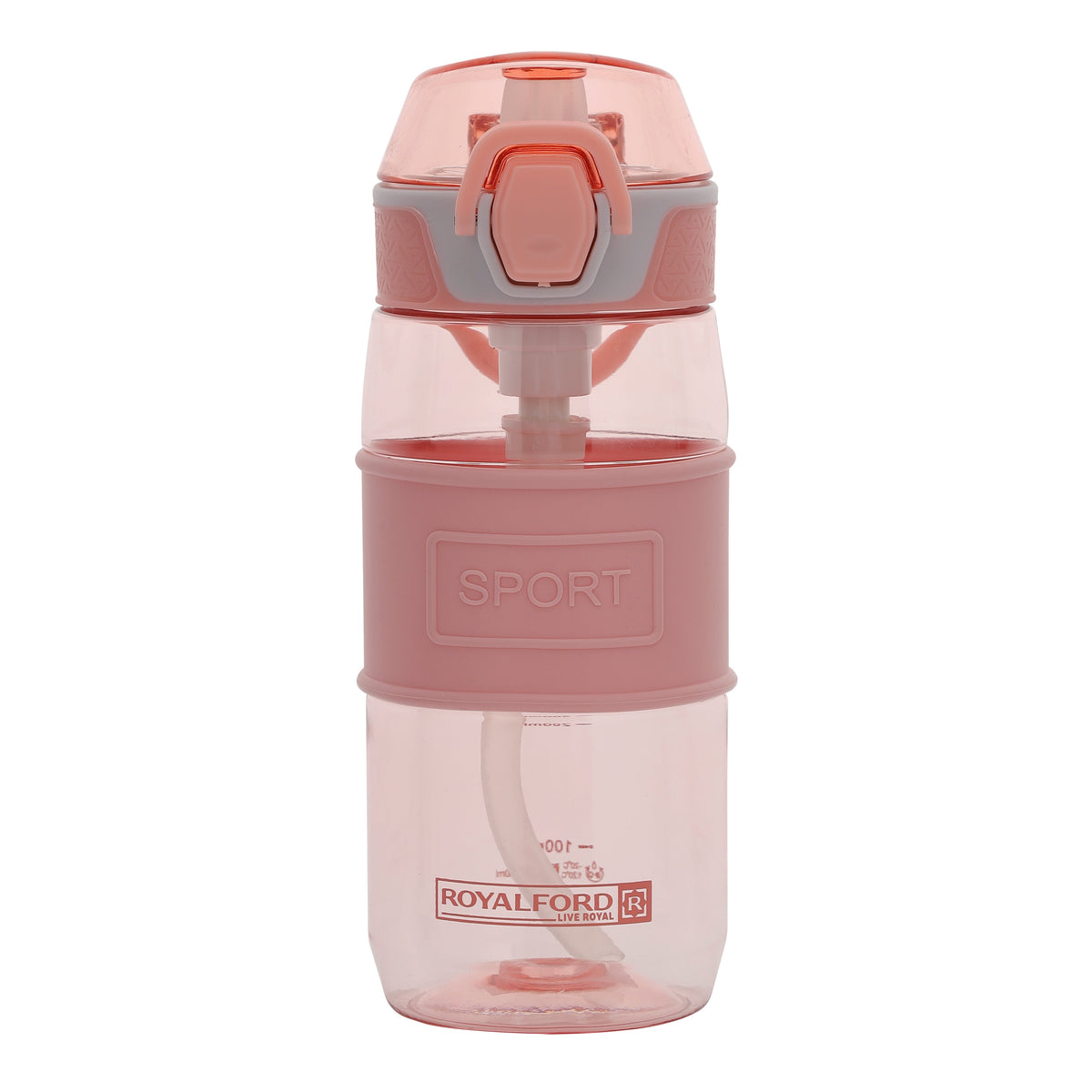 RF11111 550ml Water Bottle | BPA-Free Leak-Proof Sports Bottle with One-Press Open Lid | Food-Grade Polymer Bottle with Carry Loop | Gym, Fitness, Travel, School & Office Use