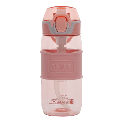 RF11111 550ml Water Bottle | BPA-Free Leak-Proof Sports Bottle with One-Press Open Lid | Food-Grade Polymer Bottle with Carry Loop | Gym, Fitness, Travel, School & Office Use