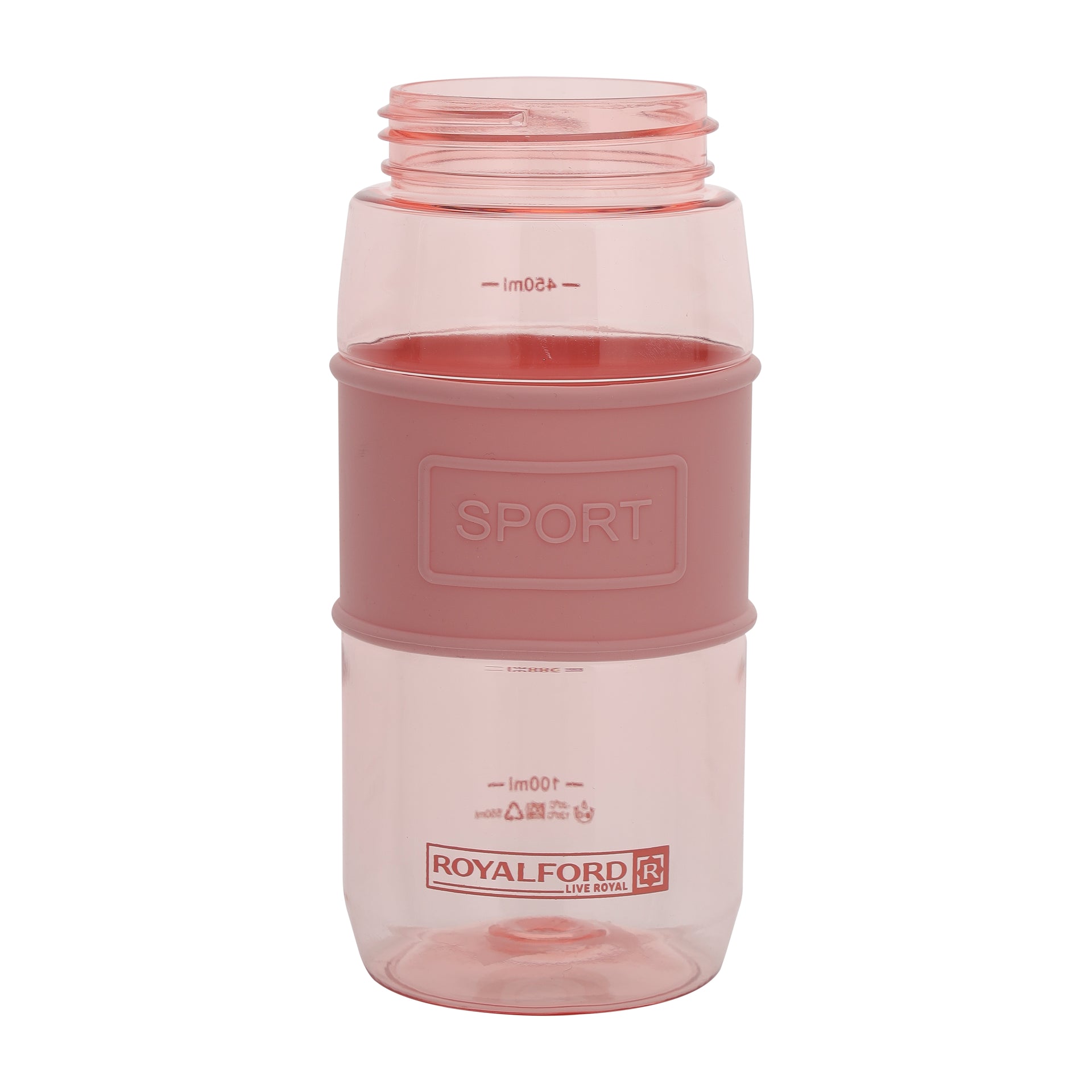 One-Press Open Lid Water Bottle Blue 550ml