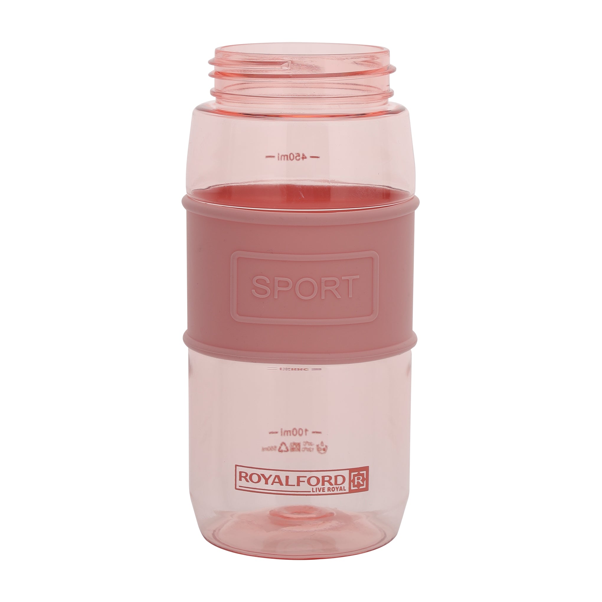 One-Press Open Lid Water Bottle Blue 550ml