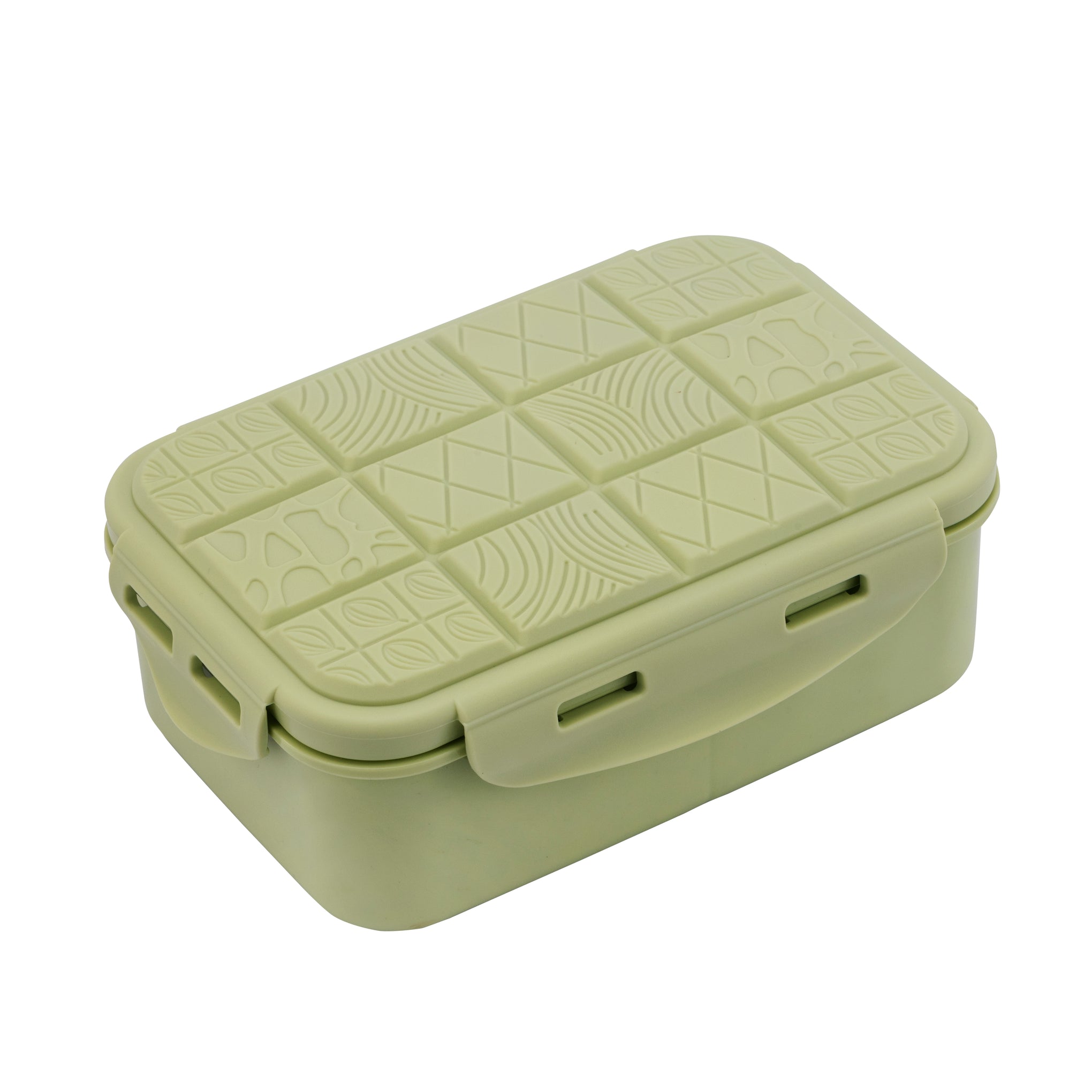 Lunch Box And Water Bottle With Cutlery Yellow 750ml