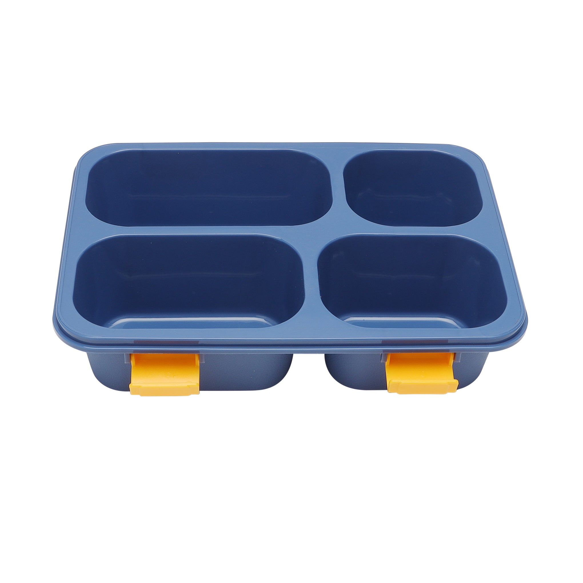 Lunch Box With Cutlery And Lid Blue 1250ml