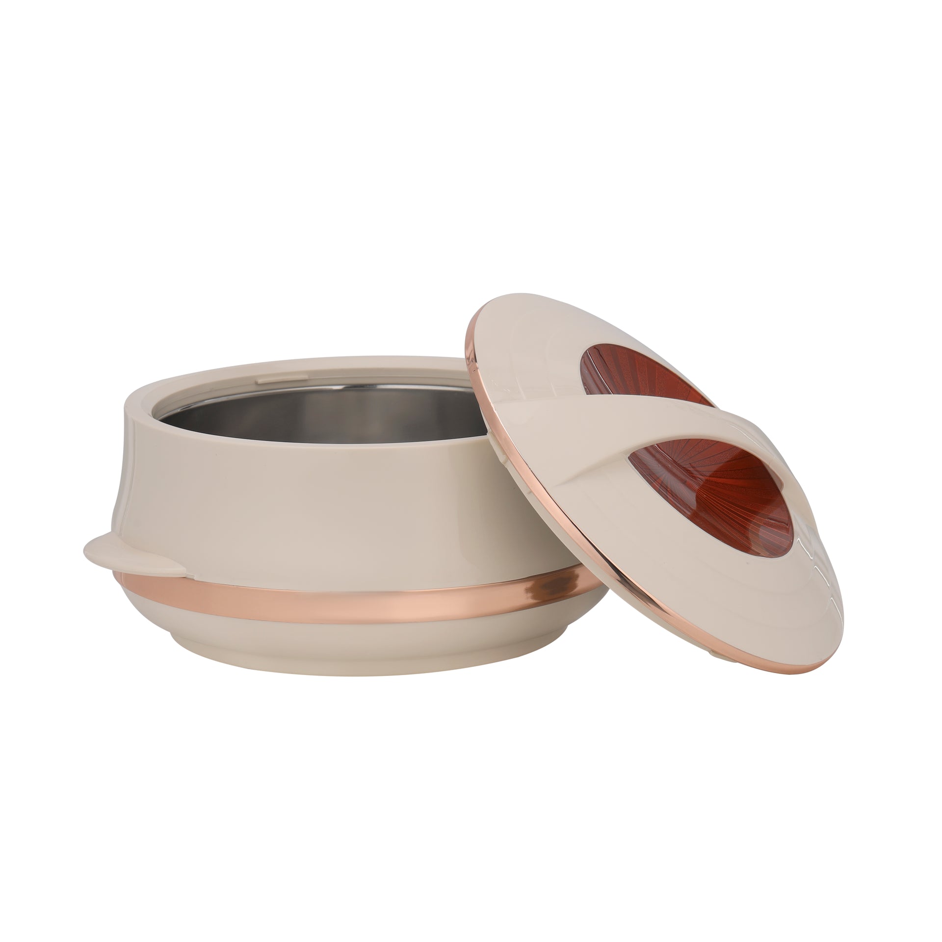 3 Pieces Elite Gold Insulated Casserole Set  Strong Handles  Double Wall Insulated Serving Pot 1600Ml 2500Ml 3500Ml Gold