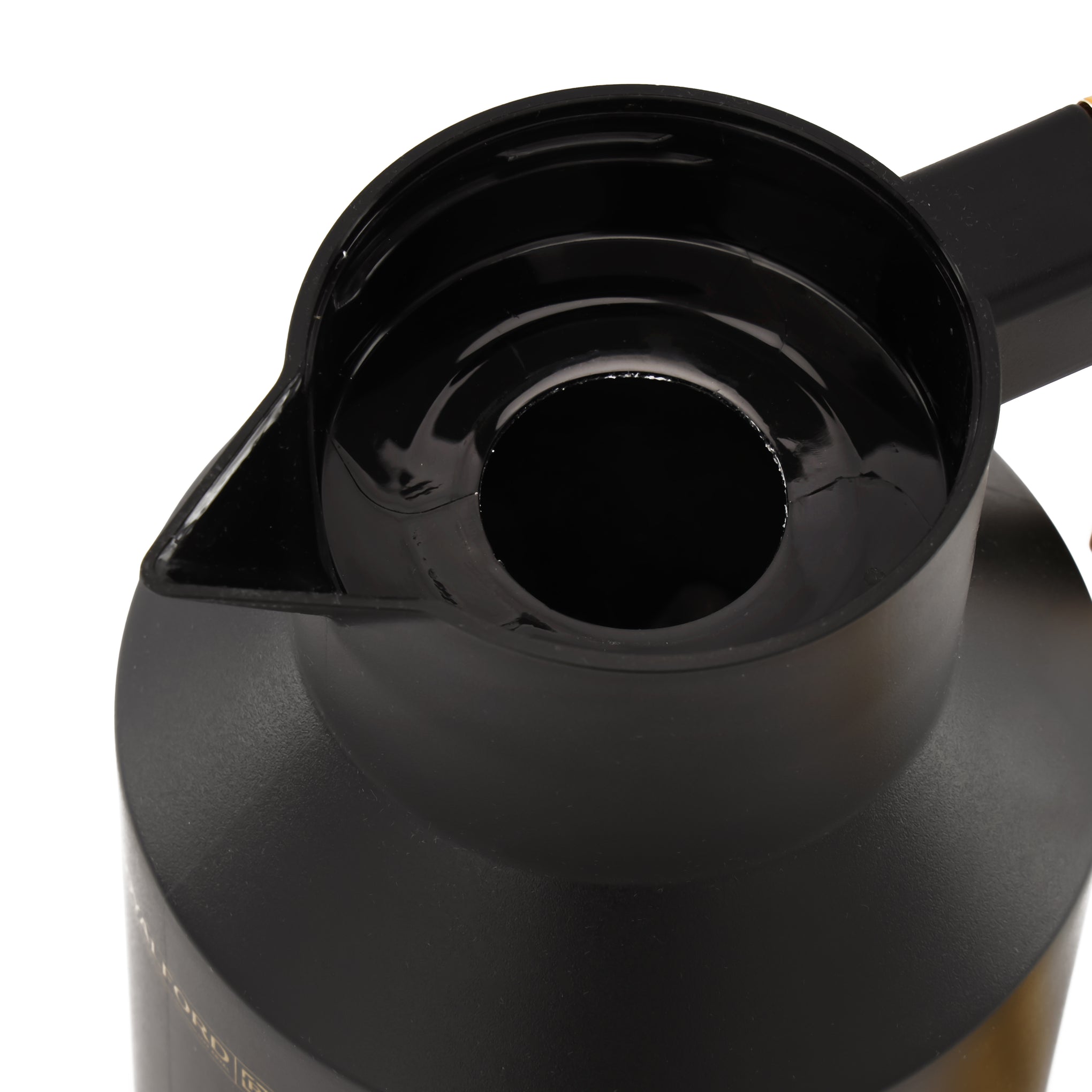 Royalford Aaira 1L Double Wall Vacuum Flask | PP outer body | Glass Inner | Keeps Your Drinks Hot or Cold| Leak-Proof and Portable Design| Suitable for Indoor and Outdoor Use Black