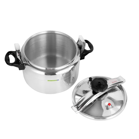 Aluminium Pressure Cooker Silver 15Liters