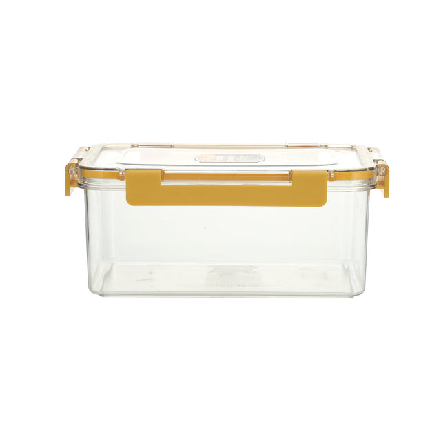 Royalford 1400 ML Rectangular Airtight Container With A Lid-RF11252| Plastic Container With A Silicone Sealing Ring Fitted Lid| Transparent, Leak-Proof And Durable Design| Perfect As A Tiffin Box, Storage Container, Etc