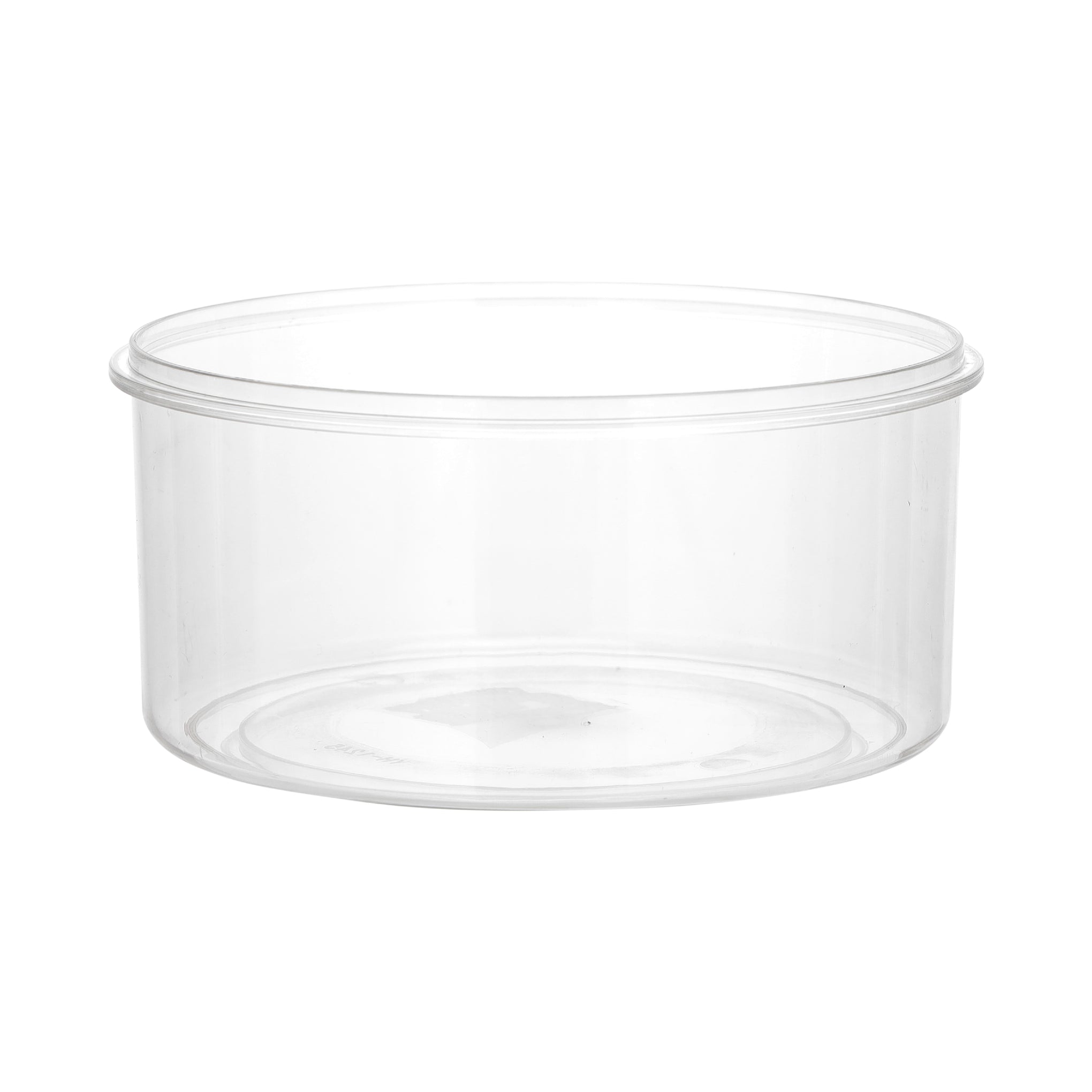 Royalford 1250 ML Round Airtight Container With A Lid-RF11255 Plastic Container With A Silicone Sealing Ring Fitted Lid Transparent TRANSPARENT