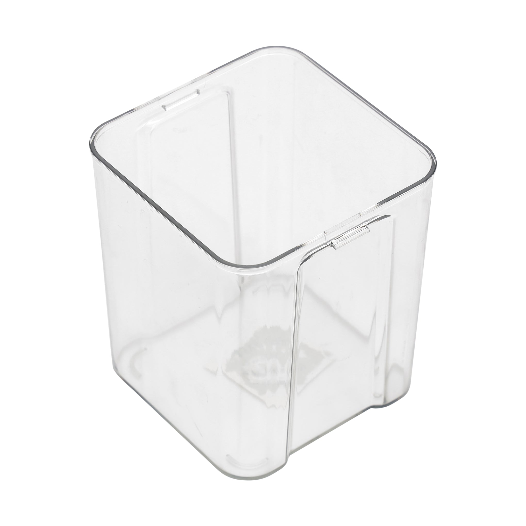 Royalford 700 ML Square Airtight Container With A Lid-RF11258 Plastic Container With A Silicone Sealing Ring Fitted Lid Transparent TRANSPARENT