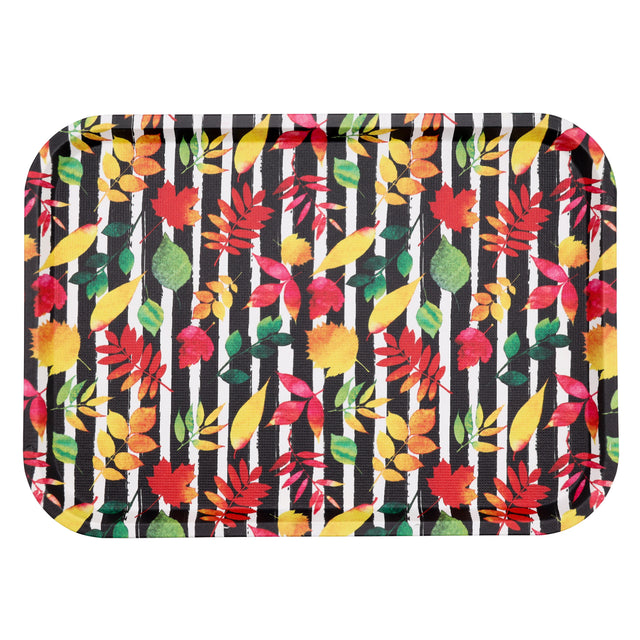 Royalford Rectangle Leather Tray- RF11267| Elegant and Sleek Design with Durable and Long-Lasting Construction| Ideal for Serving Drink and as a Dcor Piece| Multi-Color Multicolor 42cm