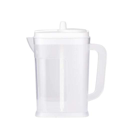 Mixer Jug Water Jug With Unique Mixing Wand Quick And Easy Polystyrene Mixer Jug For Mixing Juices Clear 2.25Liters