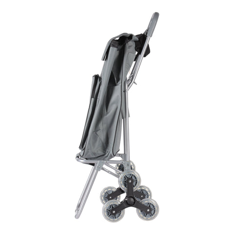 Royalford 34 L Shopping Trolley Bag- RF11371| Multi-Purpose Utility Trolley Bag With Handles And Wheels| Durable, Portable And Stylish Polyester Bag With Construction| Large Space With A Front Pocket, Perfect For Storing Things| Grey
