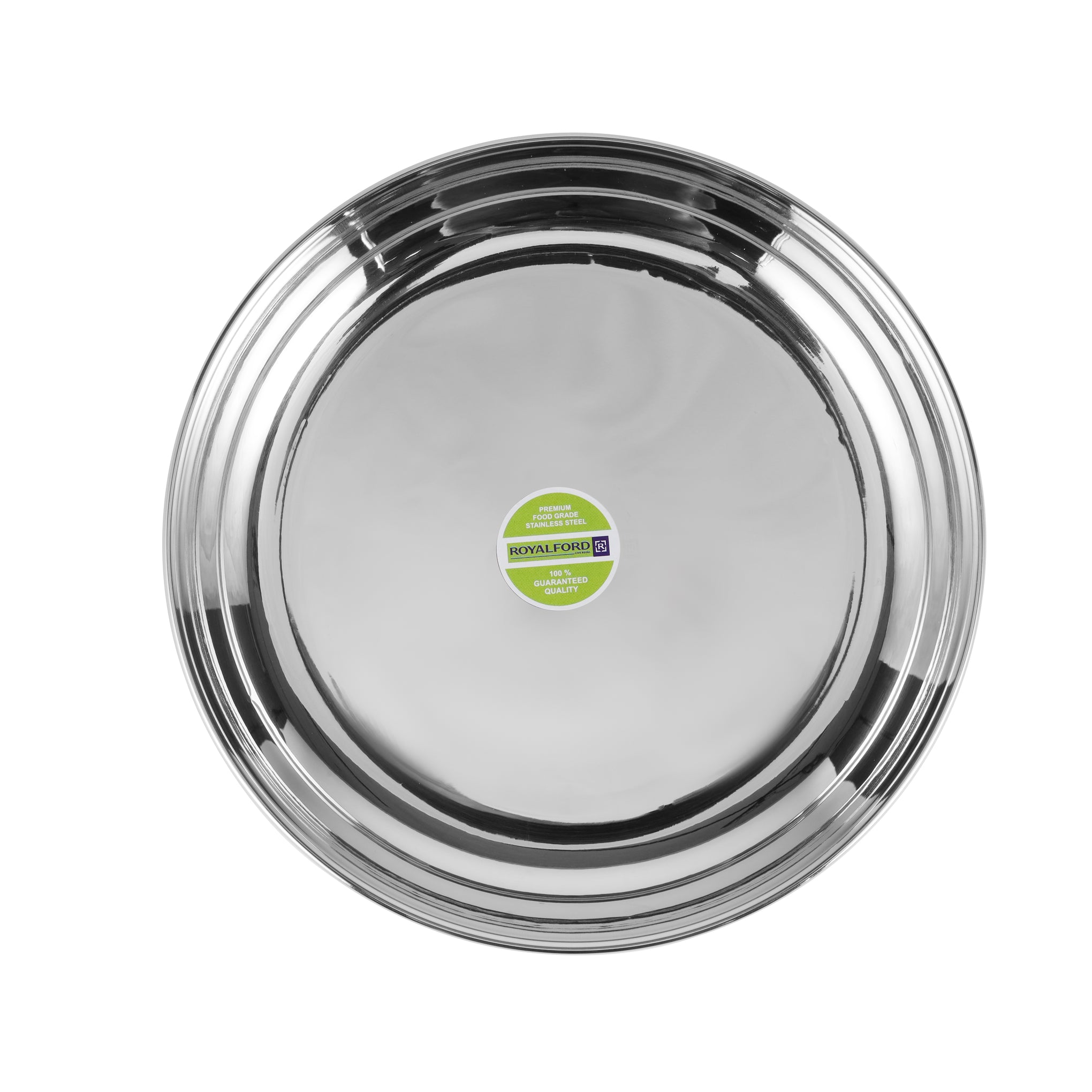 Stainless Steel Rice Plate Unbreakable Plate Suitable For Rice Roti Snacks 100% Food-Grade Bpa-Free Multi-Purpose Plate Silver 21cm