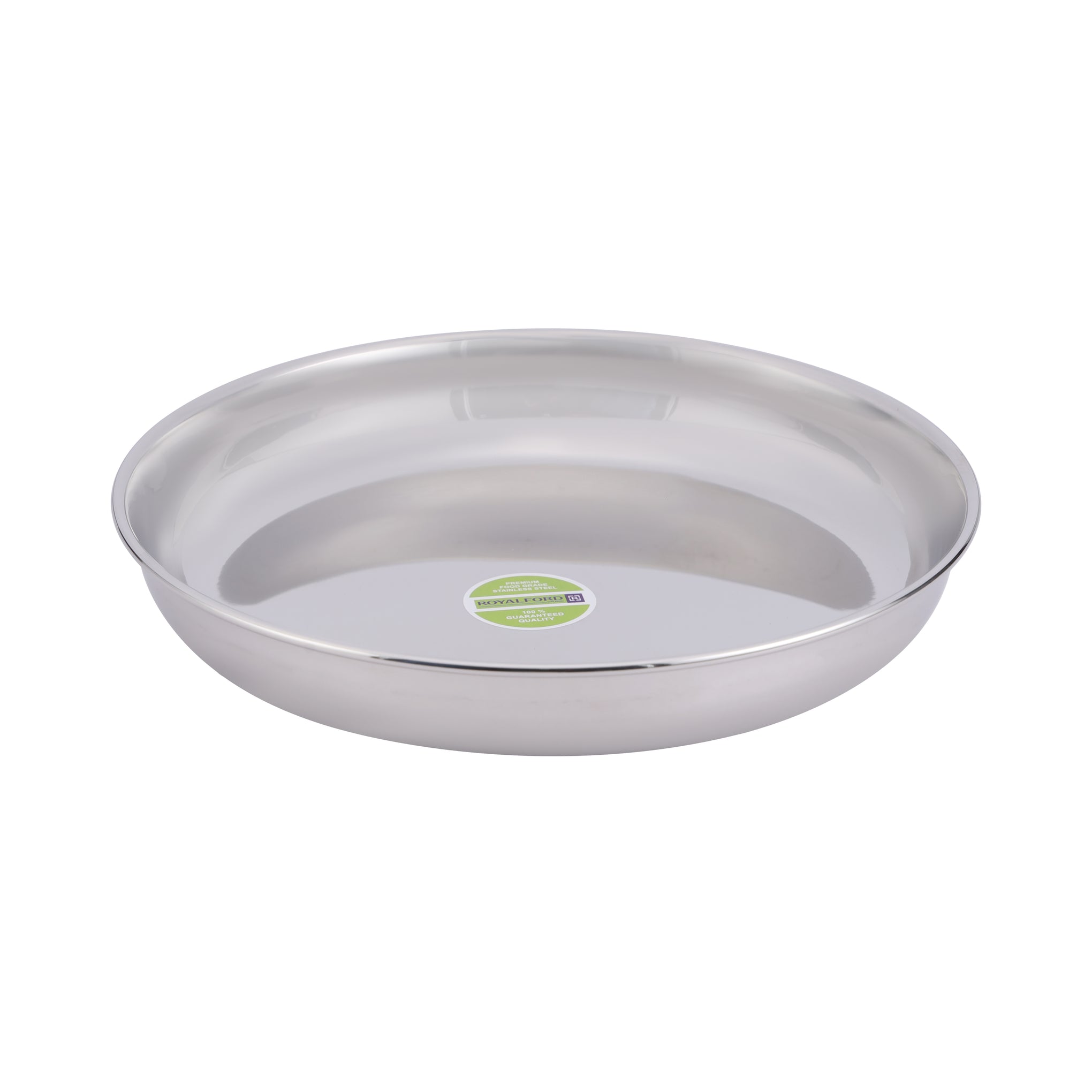 Stainless Steel Rice Plate Unbreakable Plate Suitable For Rice Roti Snacks 100% Food-Grade Bpa-Free Multi-Purpose Plate Silver 21cm