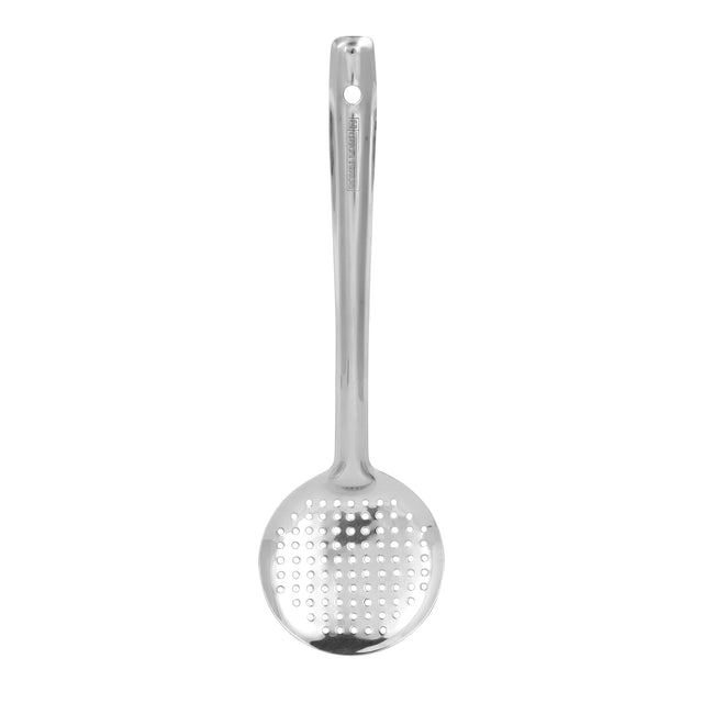 Stainless Steel Basting Skimmer Ideal For Cooking And Serving Food Premium-Quality Skimmer Food-Grade Elegant And Lightweight Design Silver 34.5cm