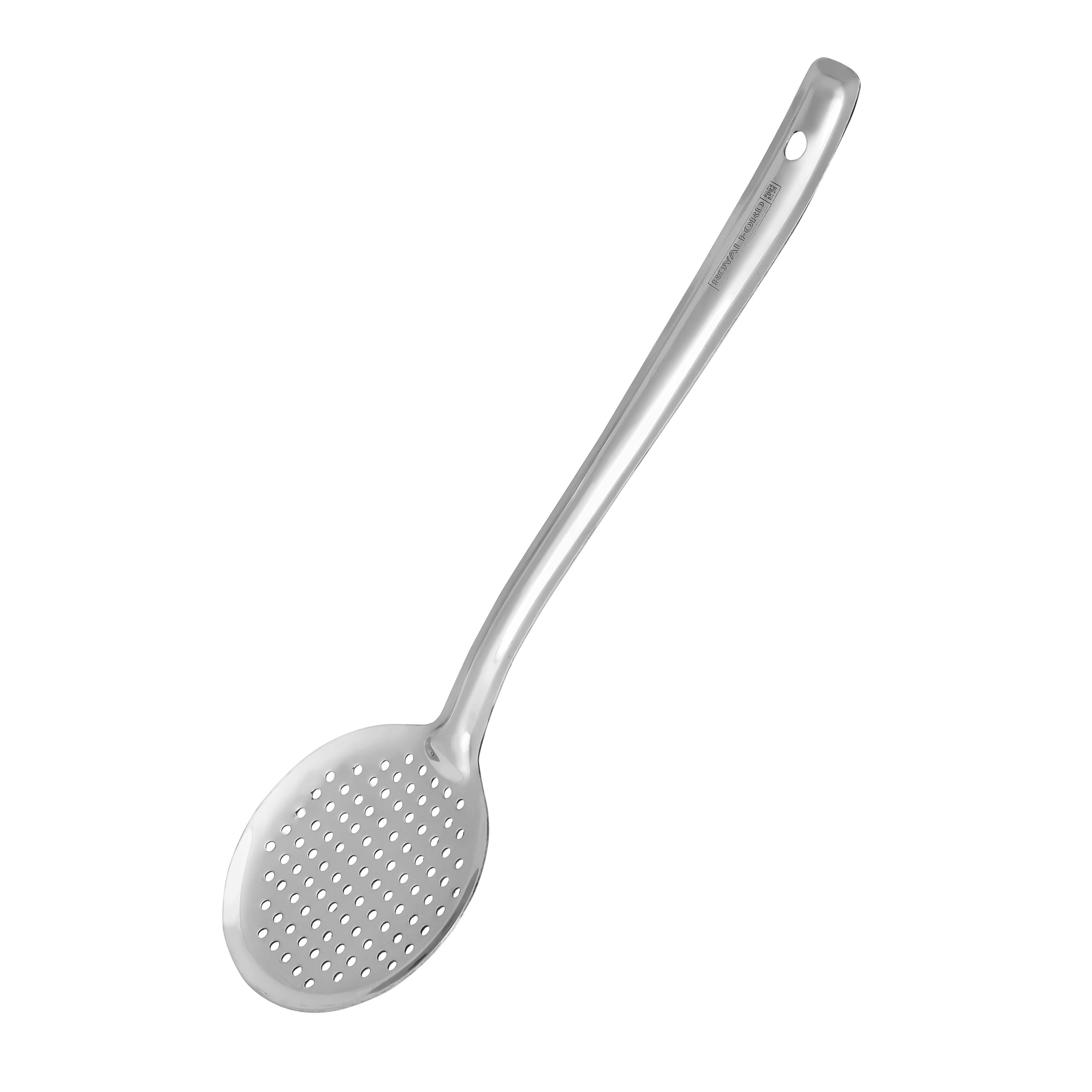 Stainless Steel Basting Skimmer Ideal For Cooking And Serving Food Premium-Quality Skimmer Food-Grade Elegant And Lightweight Design Silver 34.5cm