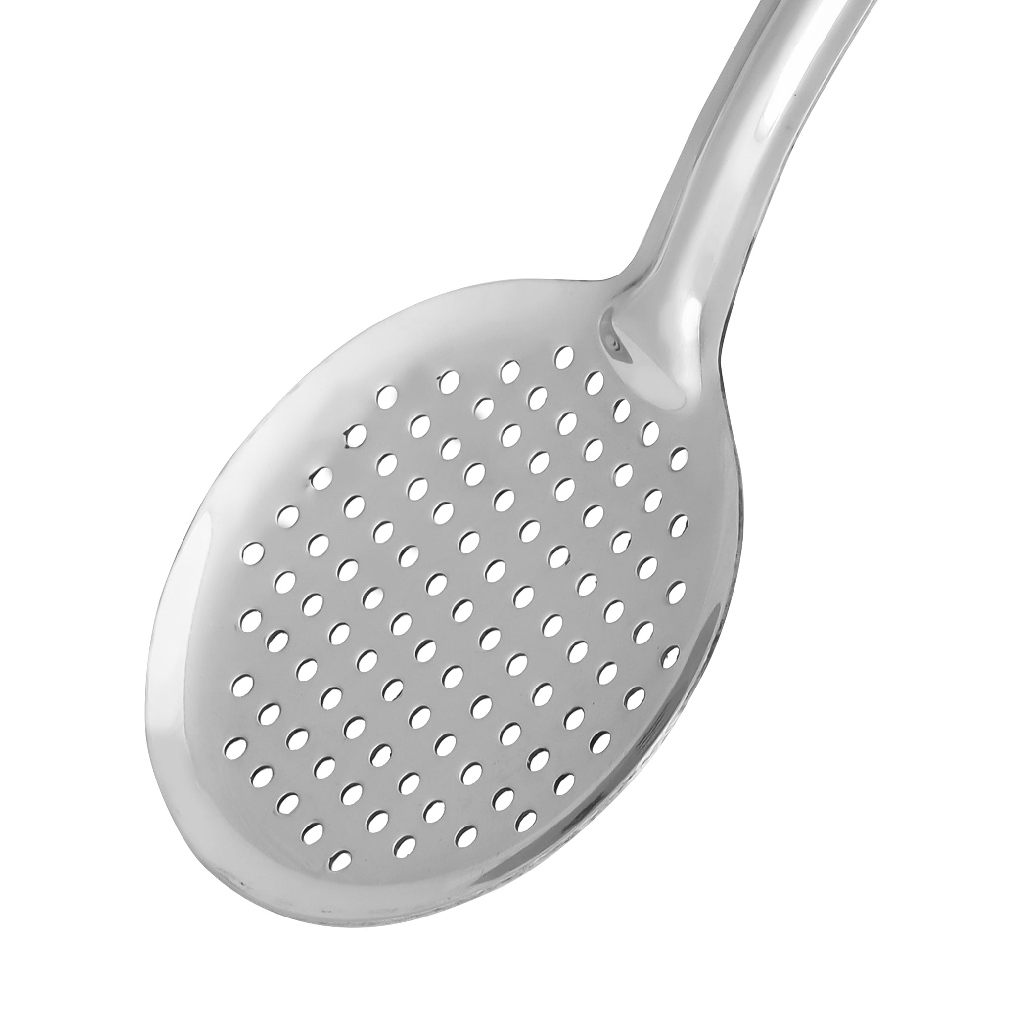 Stainless Steel Basting Skimmer Ideal For Cooking And Serving Food Premium-Quality Skimmer Food-Grade Elegant And Lightweight Design Silver 34.5cm