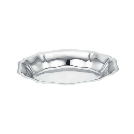 Premium-Quality Stainless Steel Construction Light-Weight and Food-Grade Bowl with Elegant Mirror-Finish Design| Perfect for Serving Salads Soup Snacks| Silver Silver 35cm