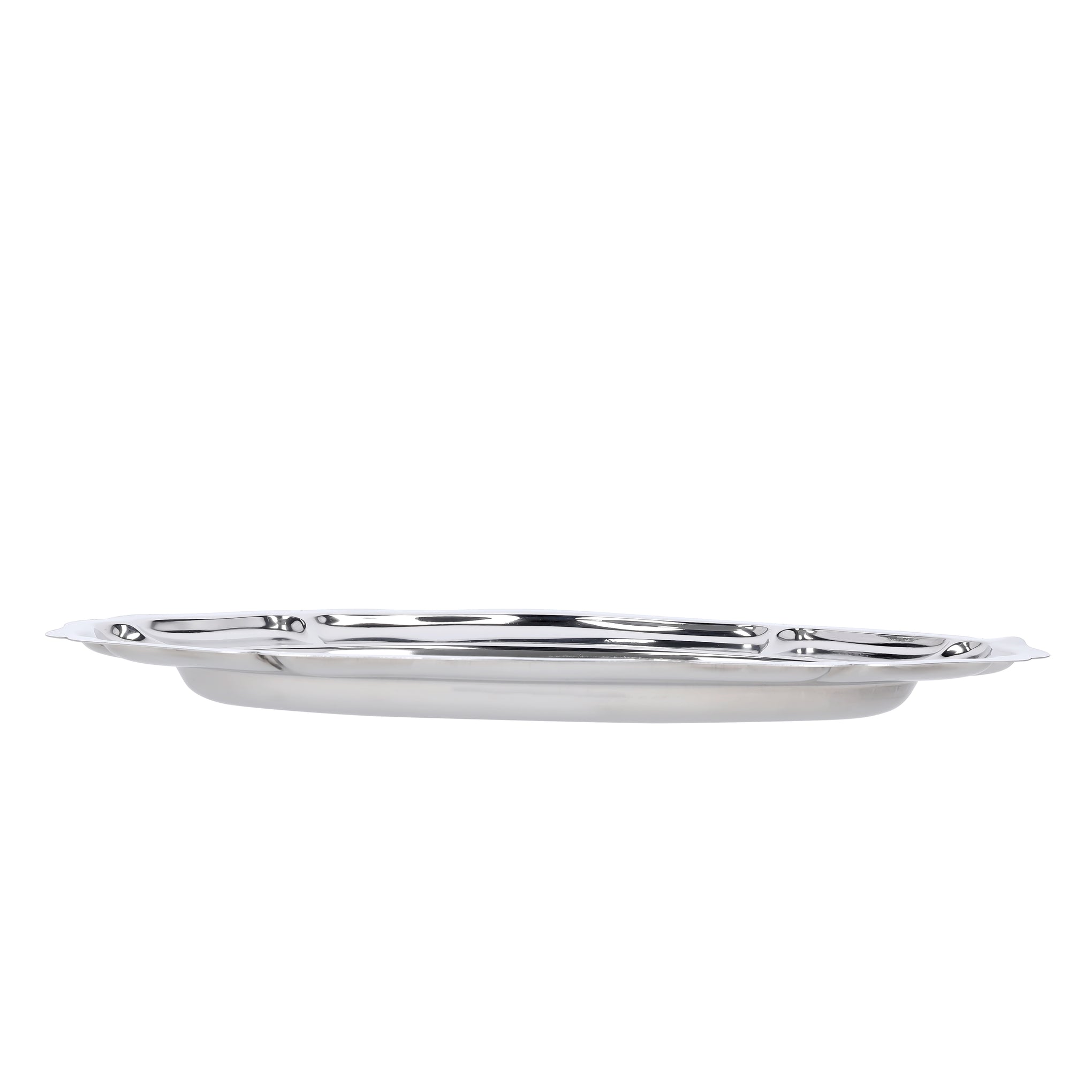 Premium-Quality Stainless Steel Construction Light-Weight and Food-Grade Bowl with Elegant Mirror-Finish Design| Perfect for Serving Salads Soup Snacks| Silver Silver 35cm