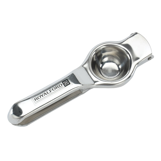 Lemon Squeezer With Bottle Opener Manual Stainless Steel Squeezer Heavy-Duty Kitchen Tool Ergonomic Design And Dishwasher-Safe Silver