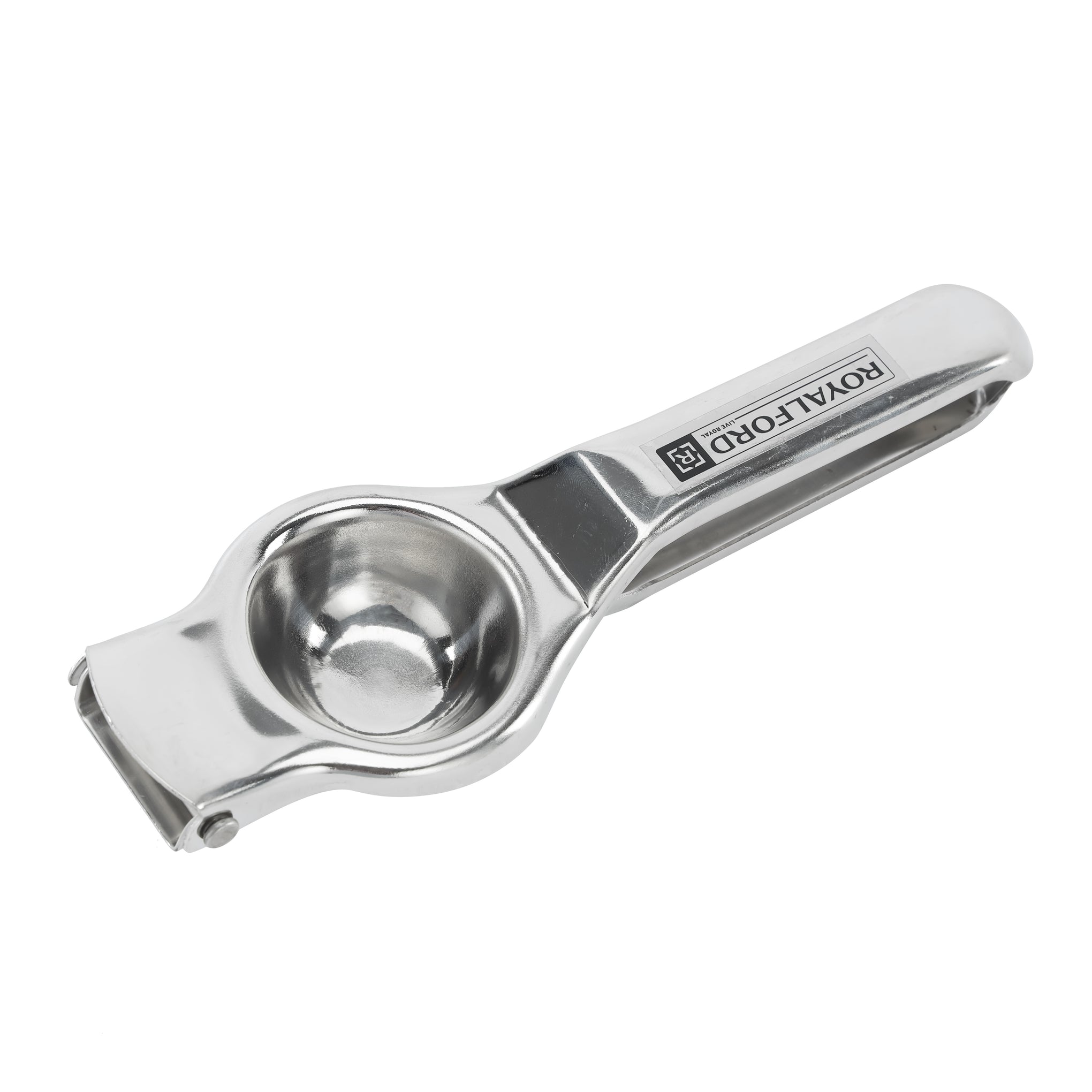 Lemon Squeezer With Bottle Opener Manual Stainless Steel Squeezer Heavy-Duty Kitchen Tool Ergonomic Design And Dishwasher-Safe Silver