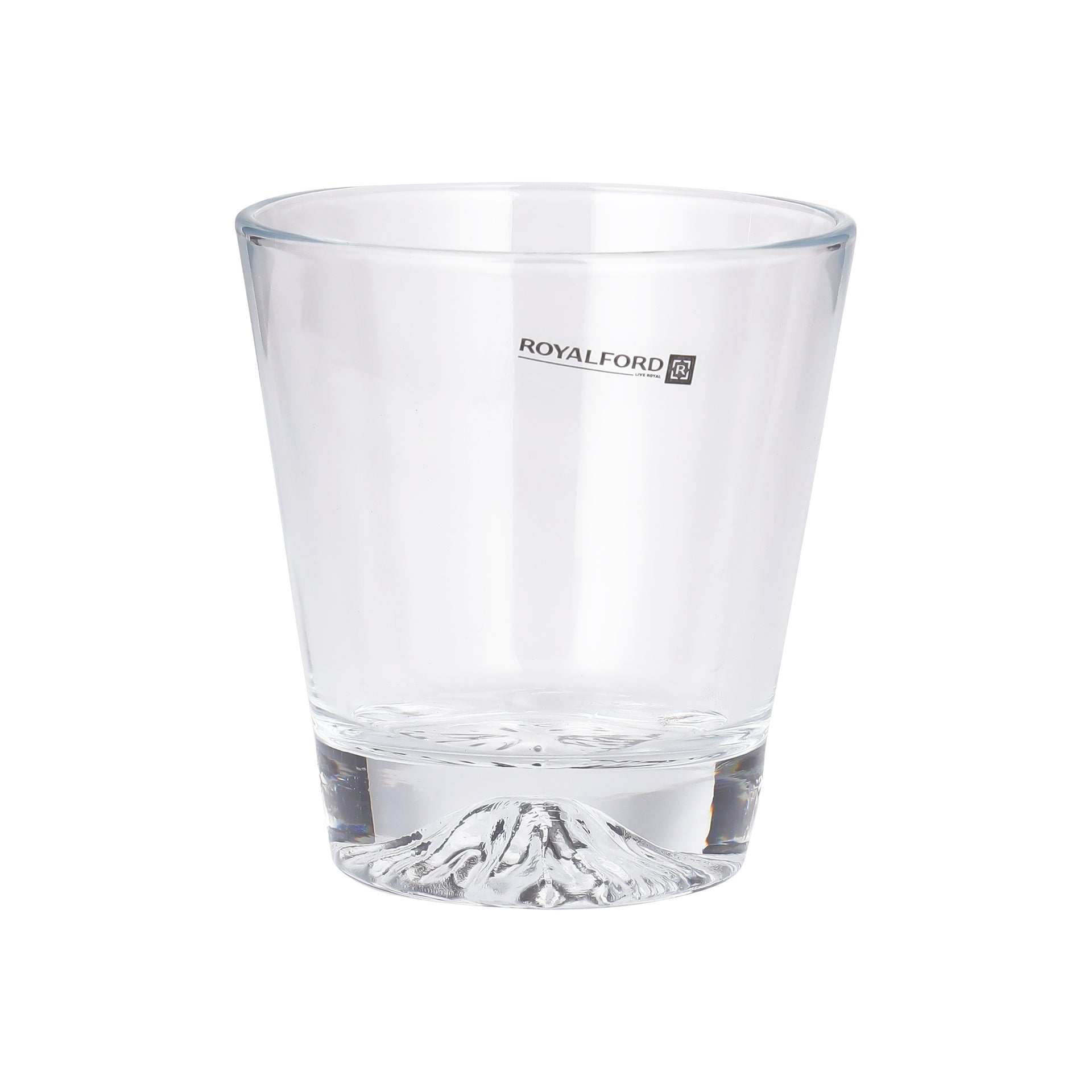 Royalford 290 ML (9.8 OZ) Transparent Glass Tumbler Set- RF11654 Multi-Purpose, Perfect for Hot and Cold Beverages like Tea, Coffee, Water, Juices Lead-Free Soda Lime Glass Clear