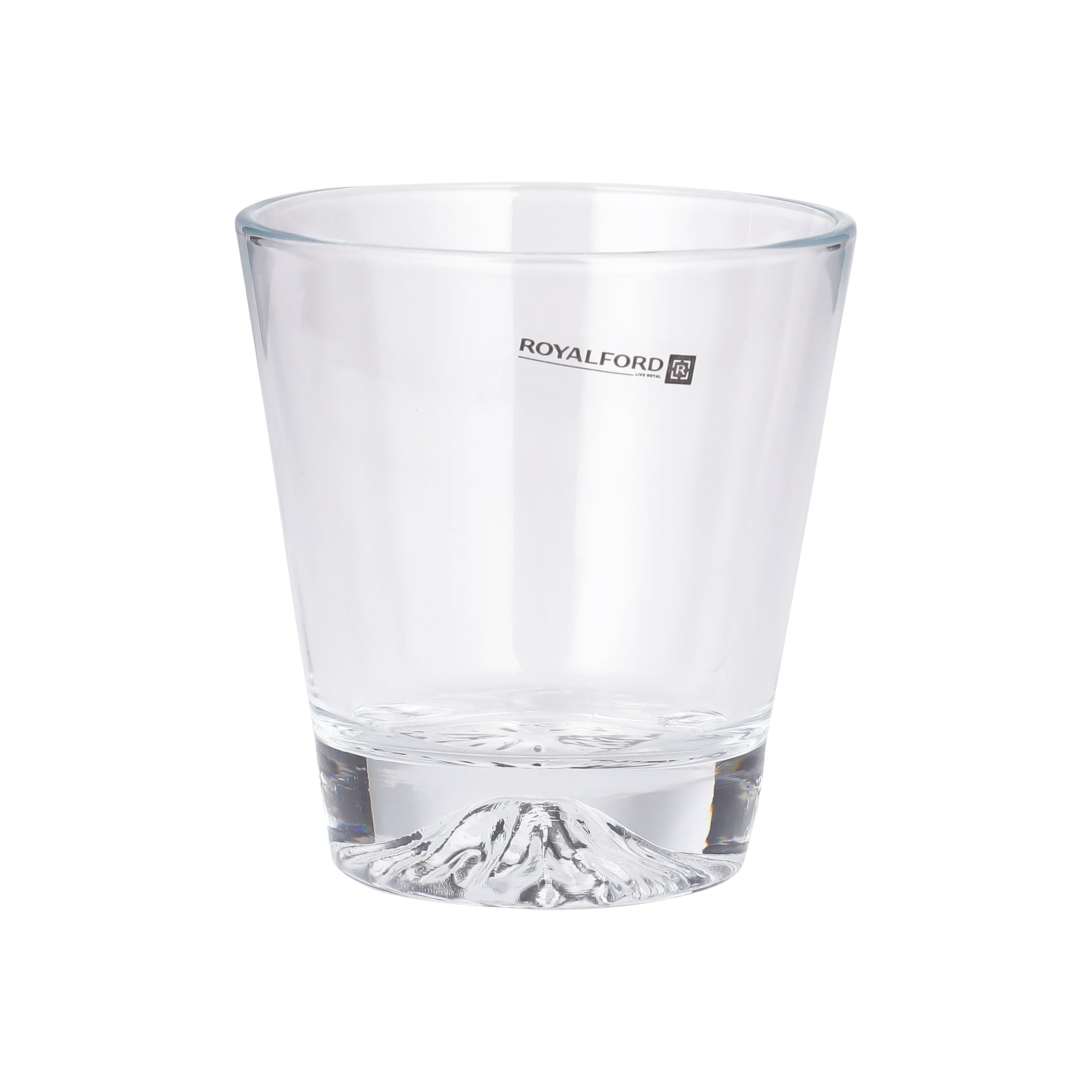 Royalford 290 ML (9.8 OZ) Transparent Glass Tumbler Set- RF11654 Multi-Purpose, Perfect for Hot and Cold Beverages like Tea, Coffee, Water, Juices Lead-Free Soda Lime Glass Clear