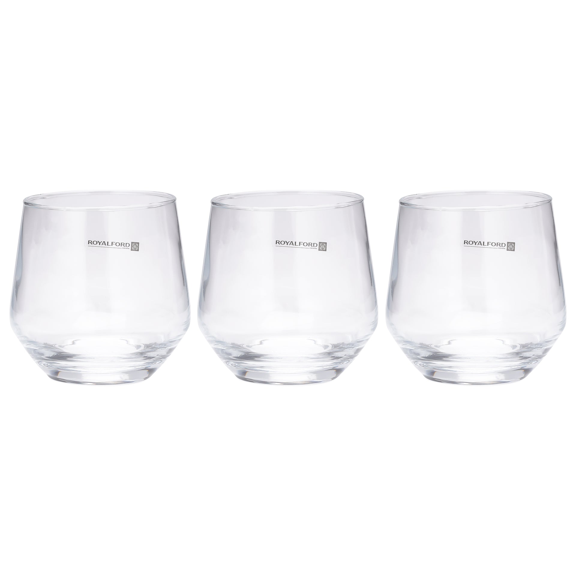 3Pc Fashioned Glass Set/360ML1X16