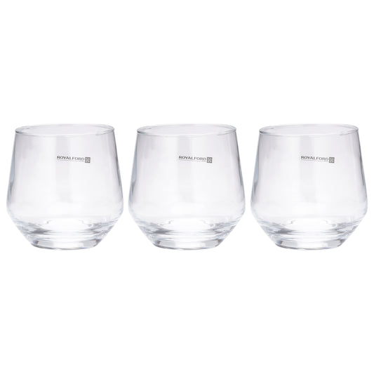 3Pc Fashioned Glass Set/360ML1X16