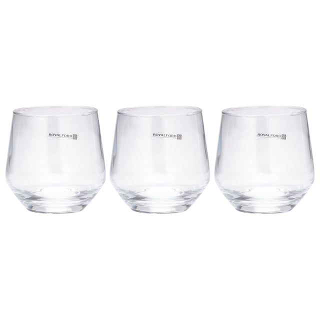 3Pc Fashioned Glass Set/360ML1X16