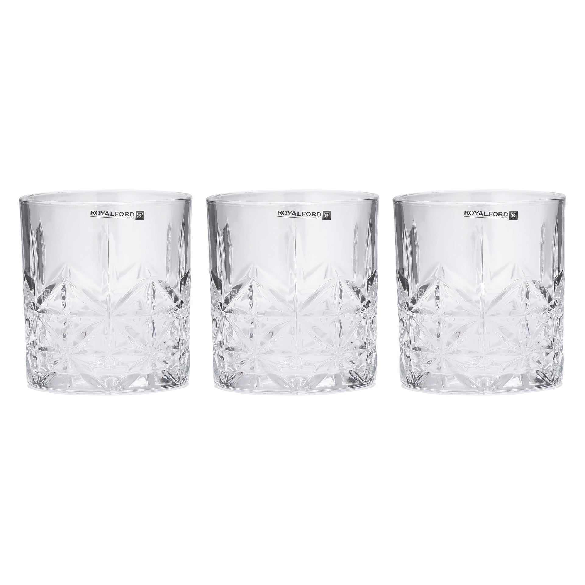3Pc Rocks Glass Set/320ML1X16