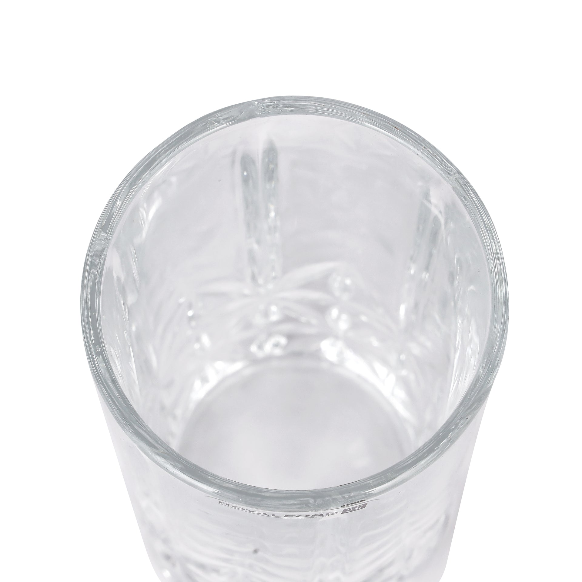 Royalford 360 ML (12.0 OZ) Transparent Glass Tumbler Set- RF11662 Multi-Purpose, Perfect for Hot and Cold Beverages like Tea, Coffee, Water Clear