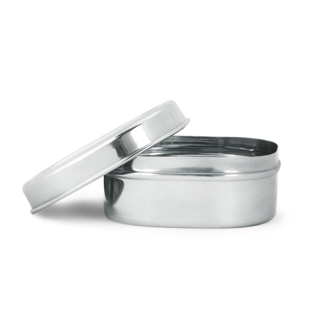 Royalford 9 CM Stainless Steel Square Dabba- RF11700| Premium-Quality, 100% Food-Grade, BPA-Free, Leak-Proof, Airtight Container to Keep Food Fresh| Compact, Portable Design, Ideal for Puris, Rice, Rotis| Silver