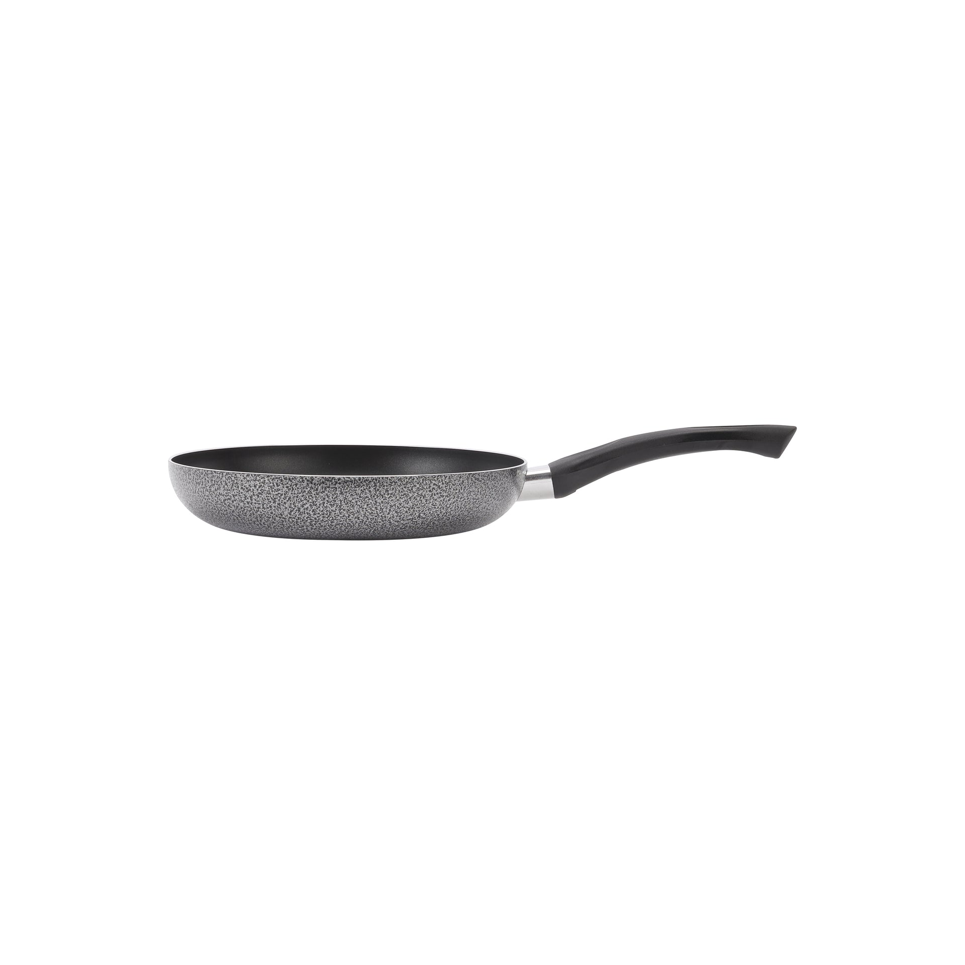 Aluminum Fry Pan Strong Aluminum Body With Non-Stick Coating And Bakelite Handle Red