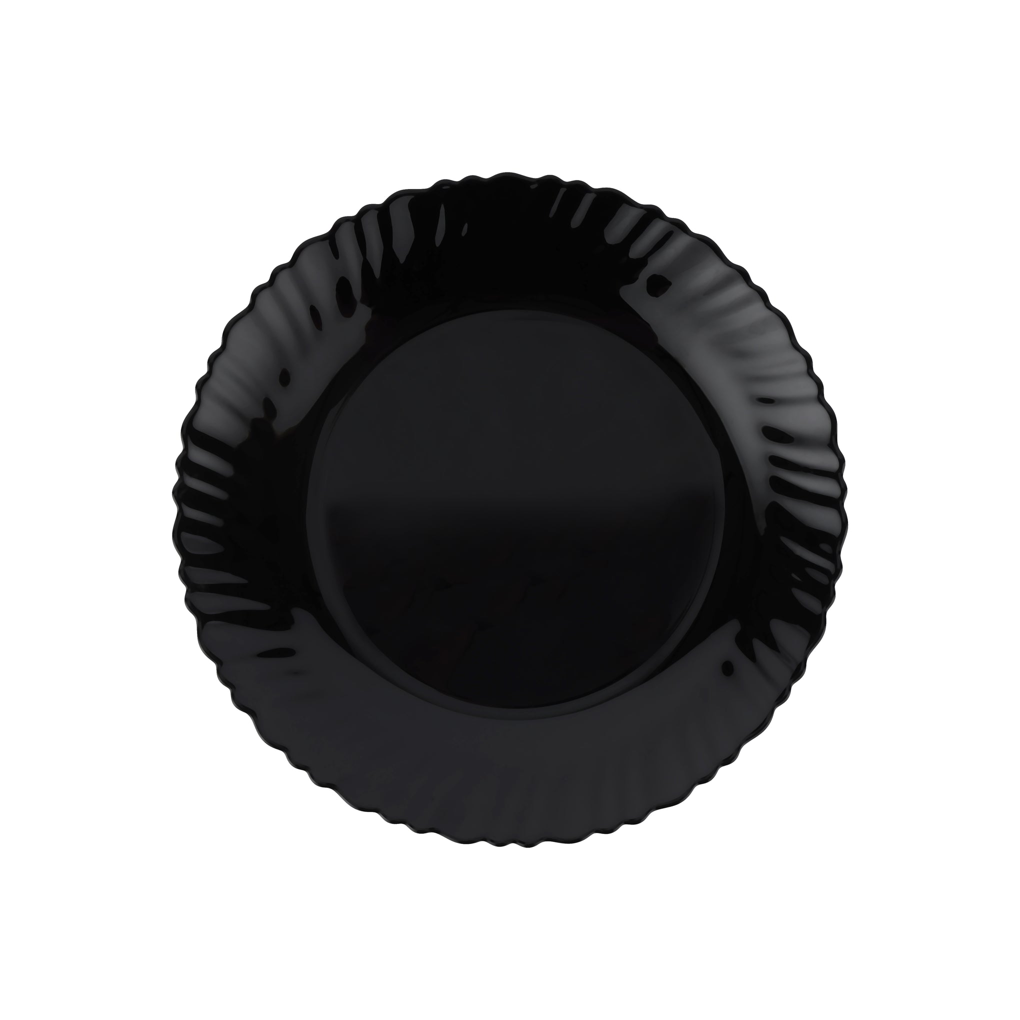 Opalware Flat Plate  9.5-inch Black