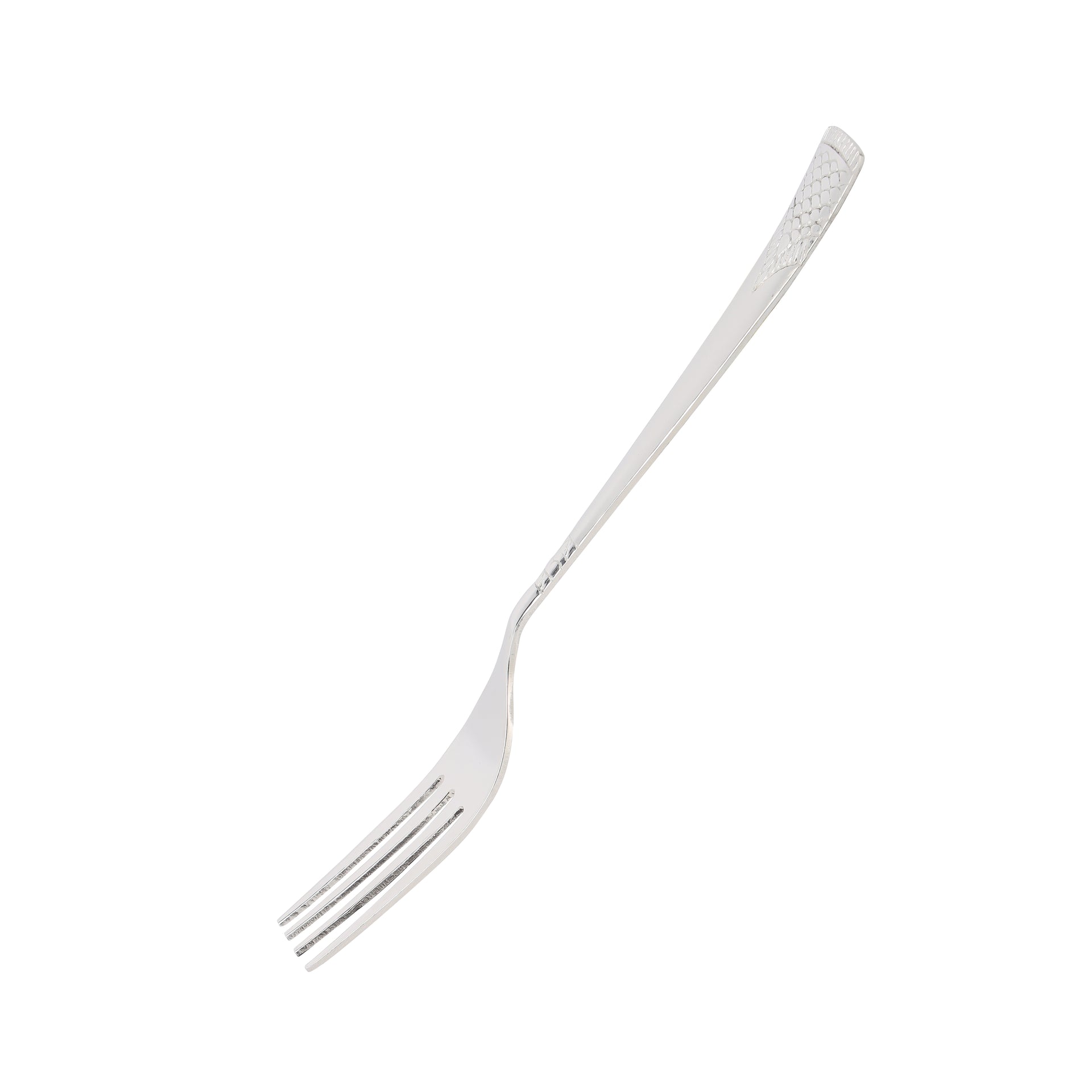 6-Piece Stainless Steel Table Fork 19.5 Cm Silver