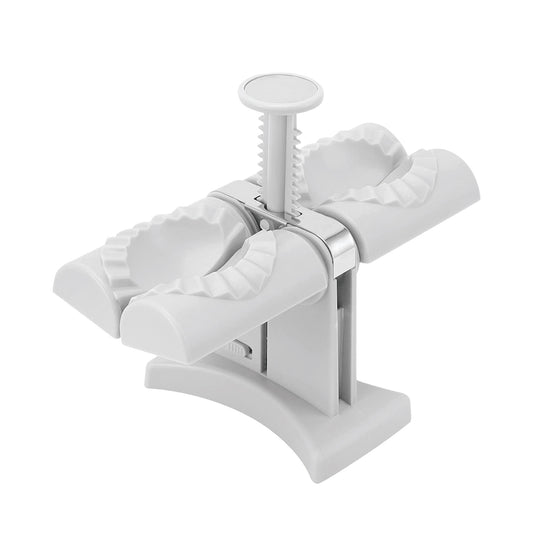 Royalford Double Dumplings Maker RF11982 Makes Two Wavy-Designed Dumplings in One Go, Momos Maker, Wontons Maker Premium-Quality, Resistant to Corrosion and Easy to Use Multicolor