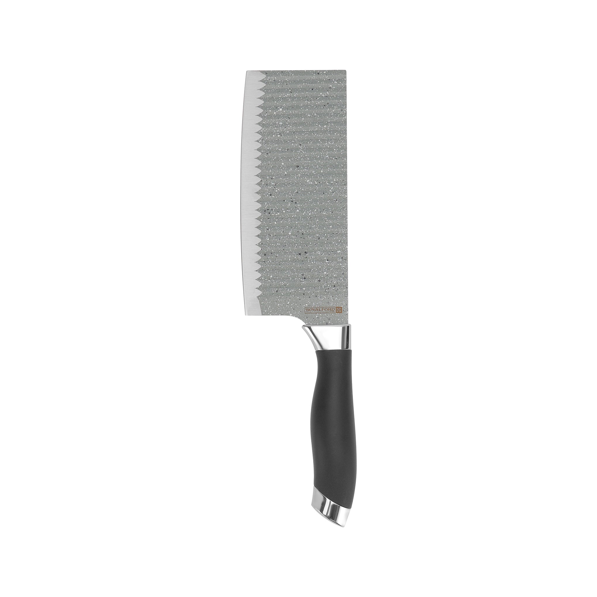 Royalford 7" Cleaver Knife- RF12007| With Extra-Sharp Stainless Steel Blades| 100% Food-Grade, Suitable for Dining Table, Home and Restaurant