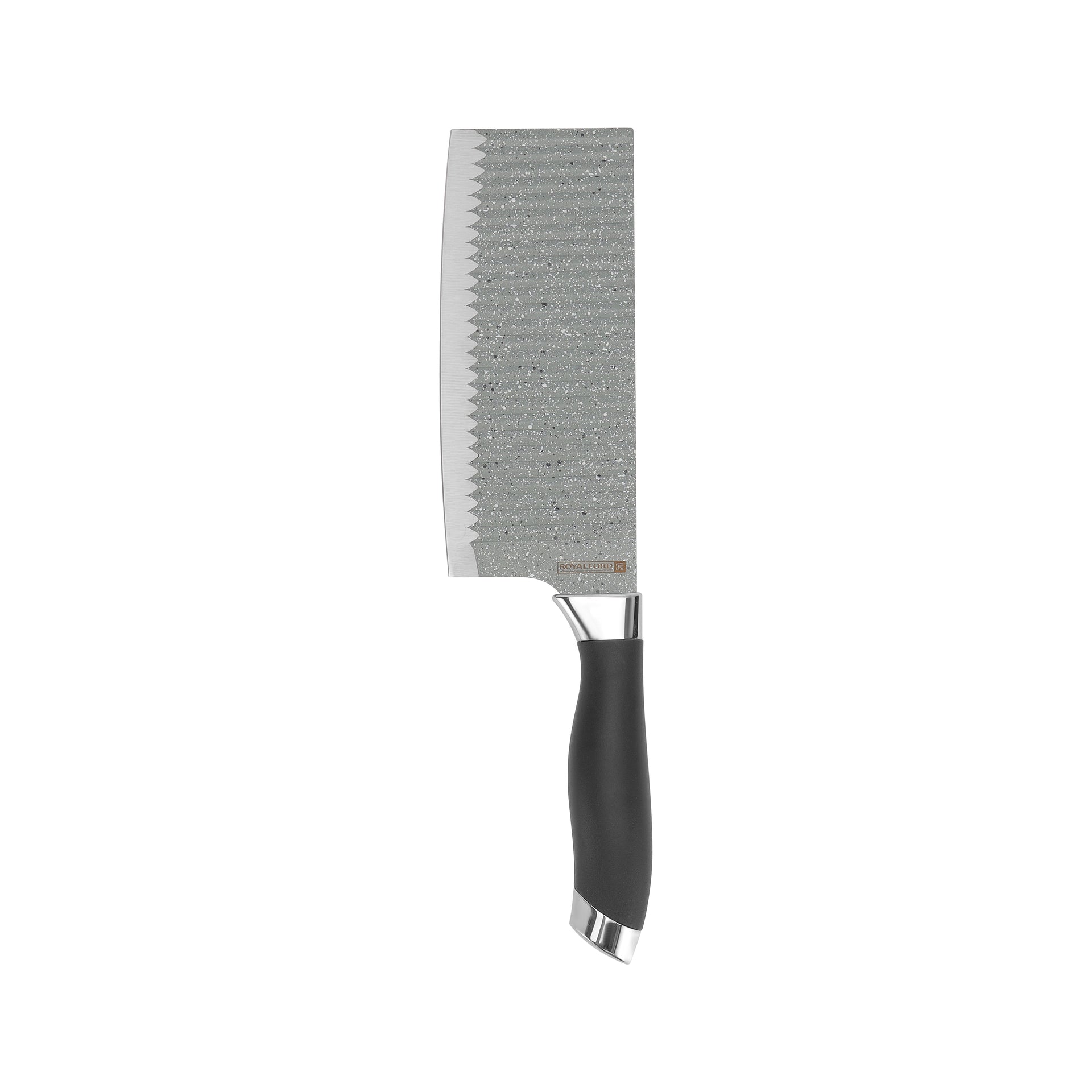Royalford 7" Cleaver Knife- RF12007| With Extra-Sharp Stainless Steel Blades| 100% Food-Grade, Suitable for Dining Table, Home and Restaurant