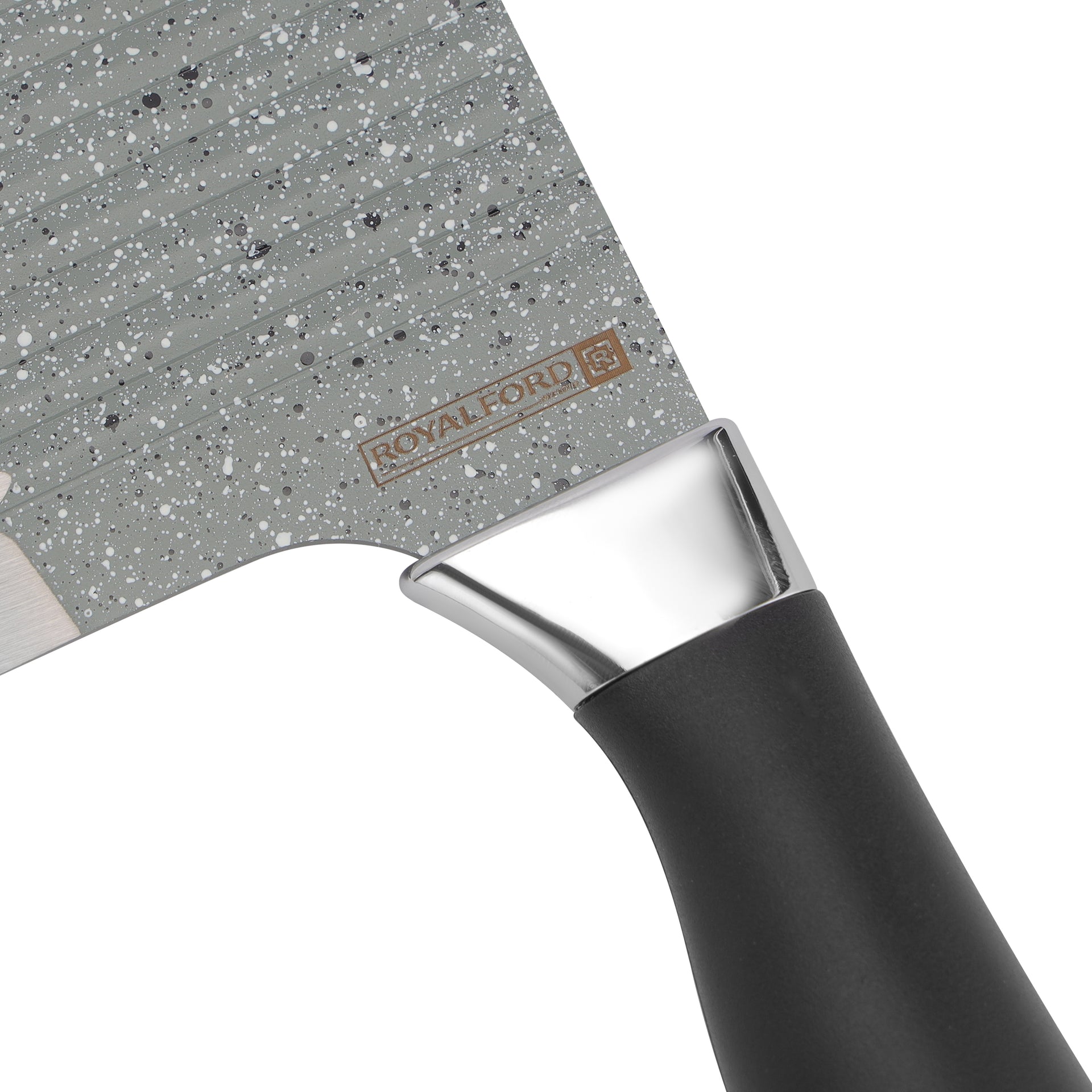 Royalford 7" Cleaver Knife- RF12007| With Extra-Sharp Stainless Steel Blades| 100% Food-Grade, Suitable for Dining Table, Home and Restaurant