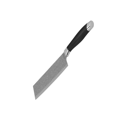 7 Inch Cleaver Knife RF12007 | Extra Sharp Stainless Steel Blade with PP Handle | Heavy Duty Kitchen Knife for Chopping, Dicing & Mincing | Food Grade Cutlery | Silver & Black