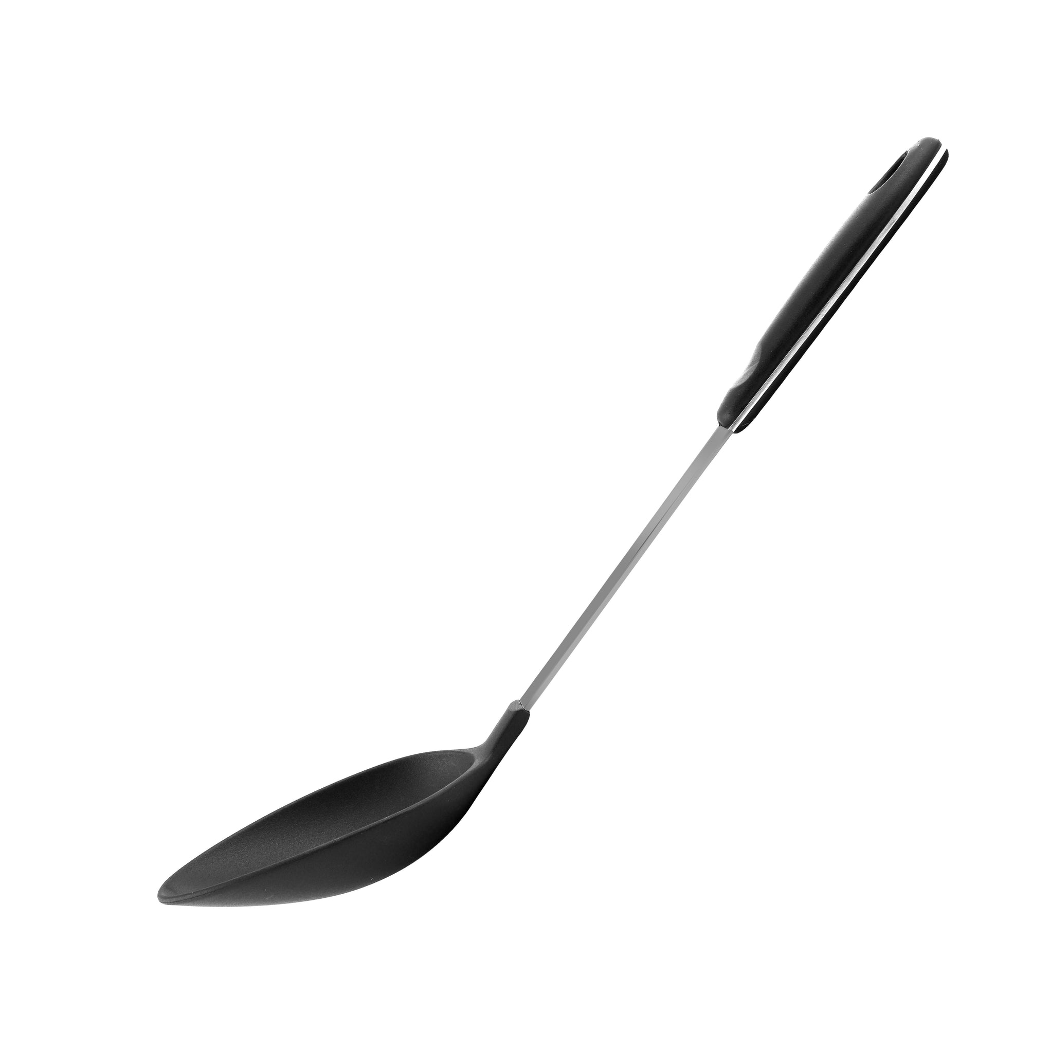 Nylon Serving Spoon Black With Silver Handle