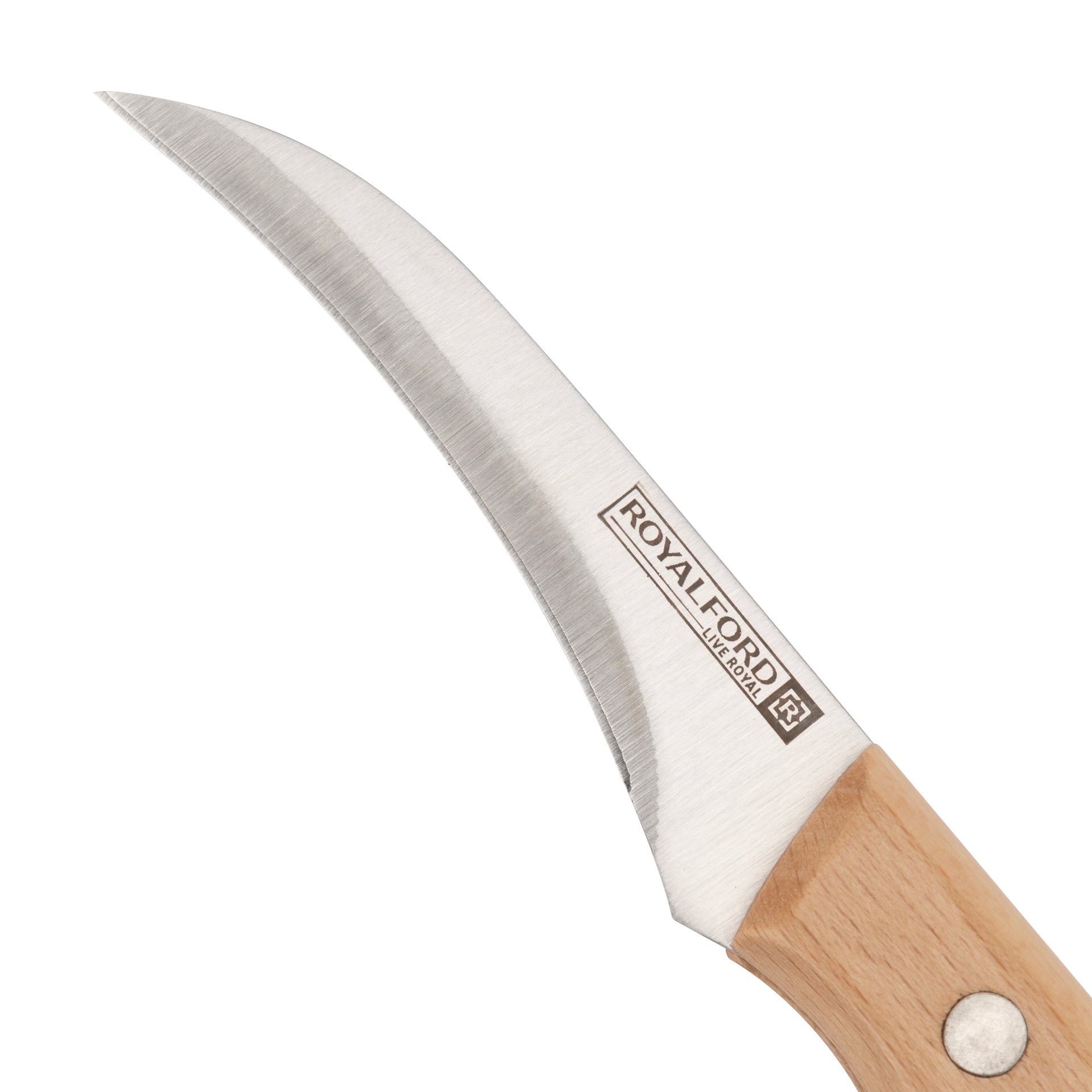 Royalford 3.5" Carving Knife- RF12094| With Extra-Sharp Stainless Steel Blades with Wooden Handle
