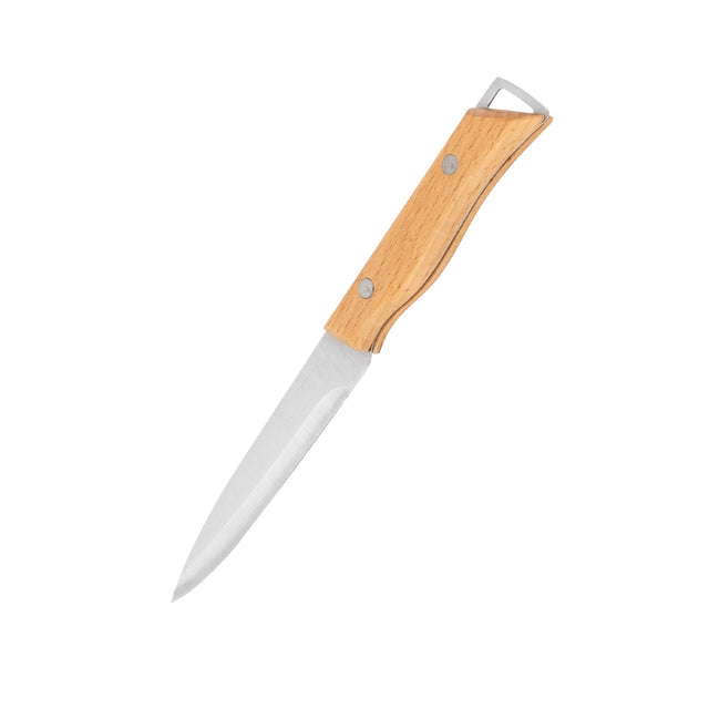 Royalford 5" Utility Knife- RF12095| With Extra-Sharp Stainless Steel Blades and Wooden Handle