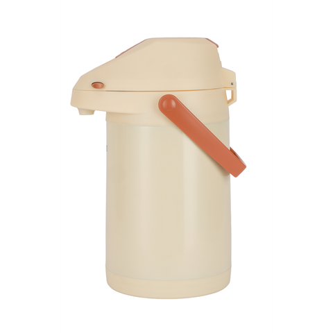 Royalford 3.0 L Airpot Flask- RF12148/ 360-Degree Rotating Base, Asbestos-Free Glass Inner/ Keeps the Drink Hot for 18 Hour and Cold for 24 Hours Multicolor