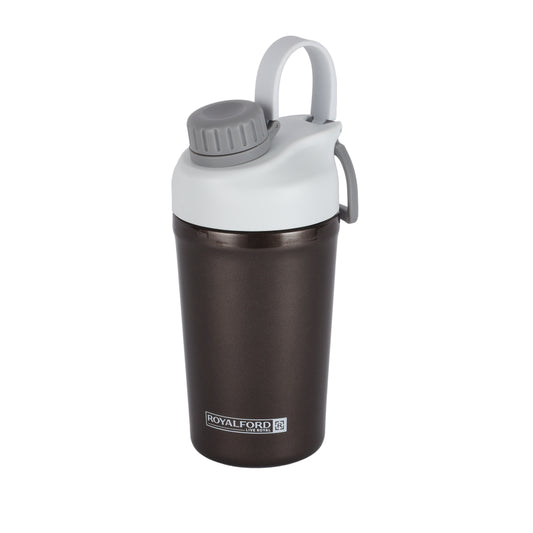 590ml Protein Shaker Bottle - RF12184, with SS Blending Ball for Lump-Free Proteins Smooth Shakes, Leak-Proof and Portable Design, Suitable for Indoor and Outdoor Use