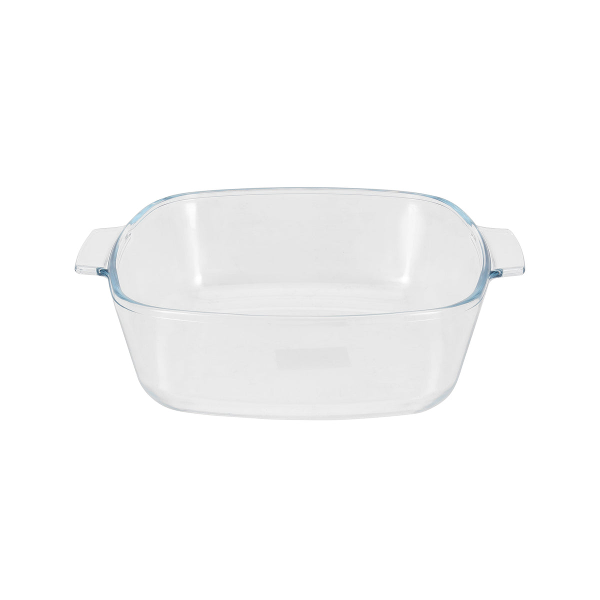 Royalford 1.5 L Glass Baking Dish with Lid-RF12200/ Square Tray Perfect for Baking and Serving/ Casserole with Easy Grab Handles and Knob/ Oven, Dishwasher and Freezer Safe Clear