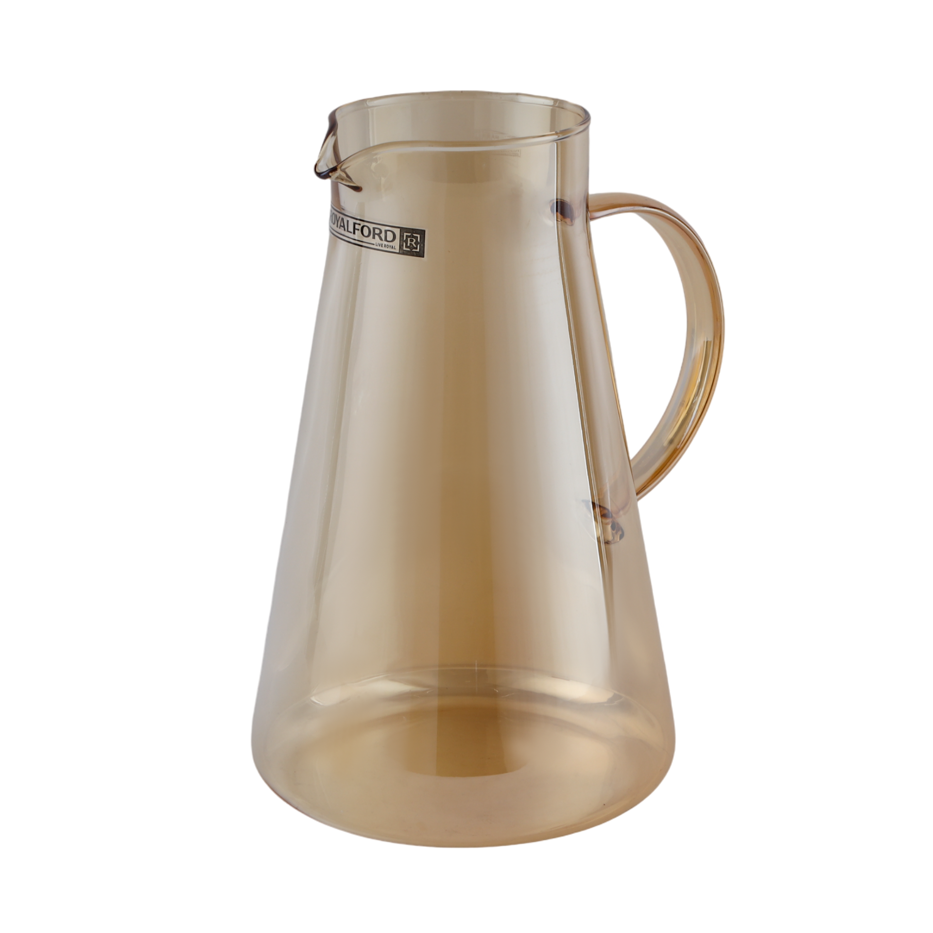 5-Piece Water Jug And Cup Set | Includes 1800 Ml Carafe And 4 260 Ml Glasses With Lid Clear