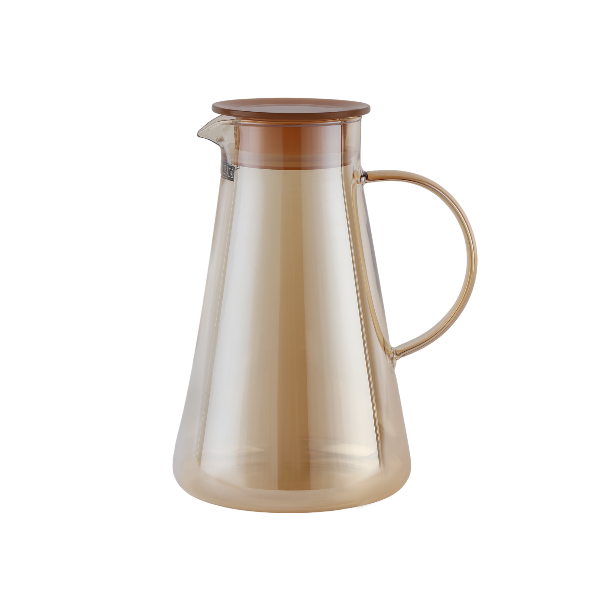 5-Piece Water Jug And Cup Set | Includes 1800 Ml Carafe And 4 260 Ml Glasses With Lid Clear