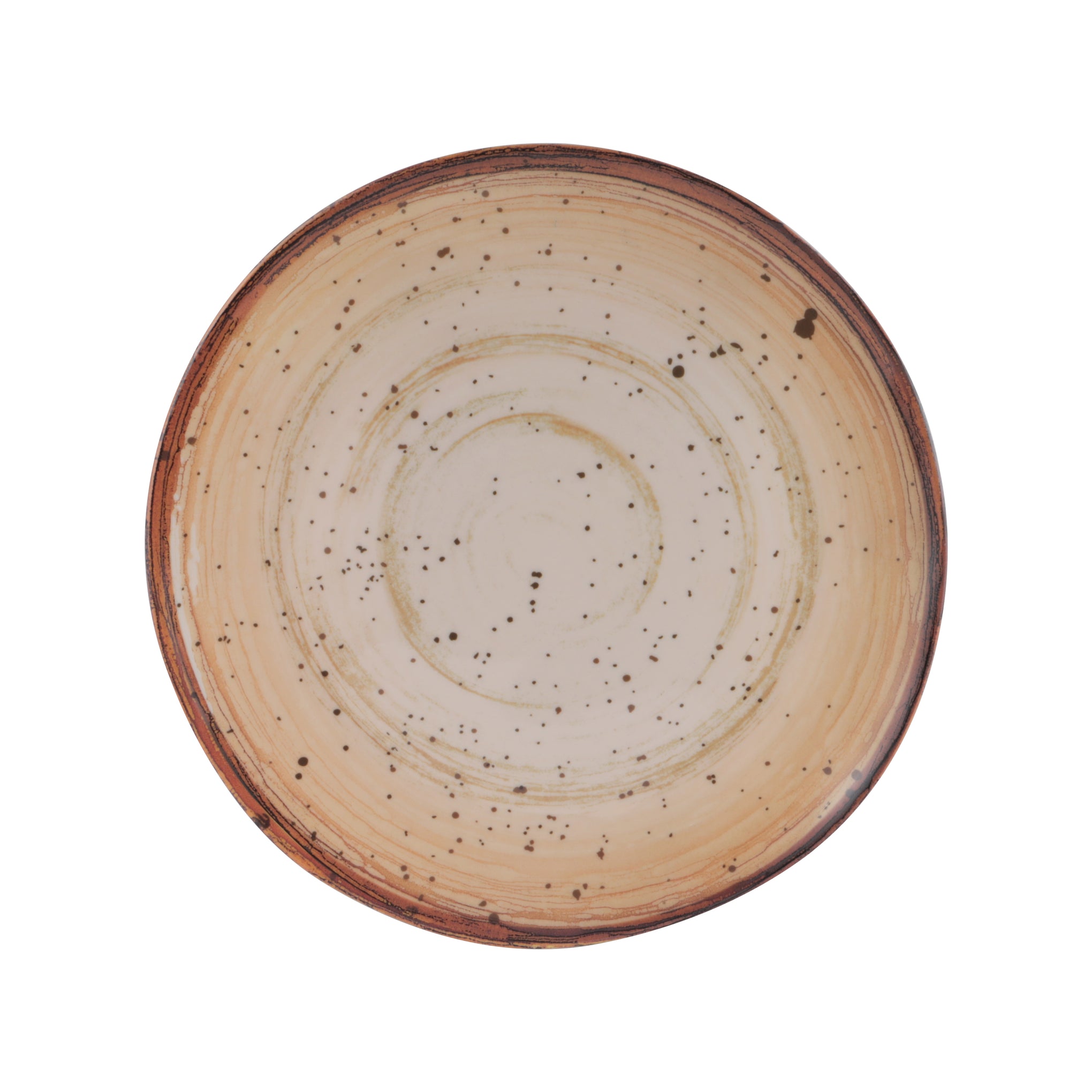 Royalford 11.0" Fine Stone Melamineware Dinner Plate- RF12377/ Light-Weight and Food-Grade Plates with Elegant Design Assorted